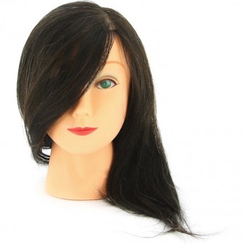 Голова-манекен учебная "брюнетка" для парикмахеров DEWAL M-2023M-401 Голова-манекен учебная "брюнетка" для парикмахеров DEWAL M-2023M-401