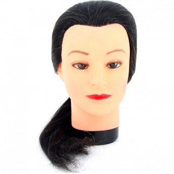 Голова-манекен учебная "брюнетка" для парикмахеров DEWAL M-4151L-401 Голова-манекен учебная "брюнетка" для парикмахеров DEWAL M-4151L-401